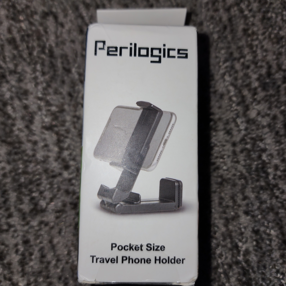 NWT Perilogics Pocket Sixe Travel Phone Holder Black